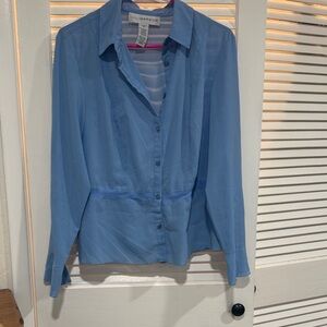 Sag Harbor Sky Blue Button-Up Shirt
